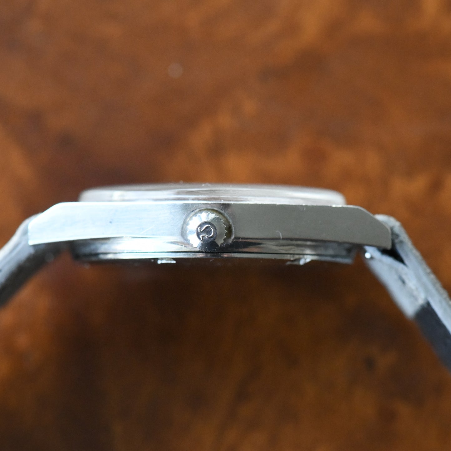 Omega Genève 136.049 Slate Grey Manual Wind 1972 Men's Watch 35mm Cal 613