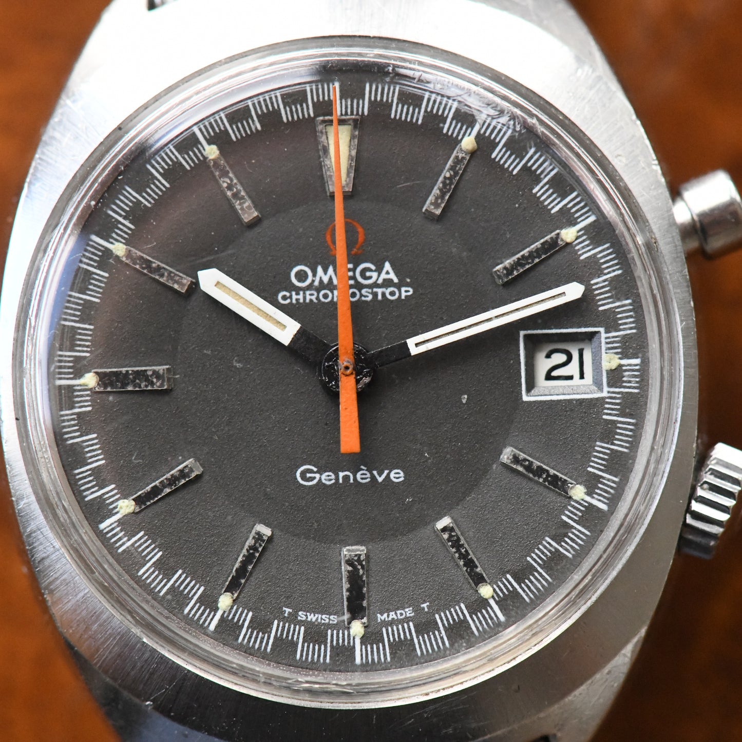 Omega Chronostop Genève 145.009 - 1969 Men's Chronograph Watch Cal.865