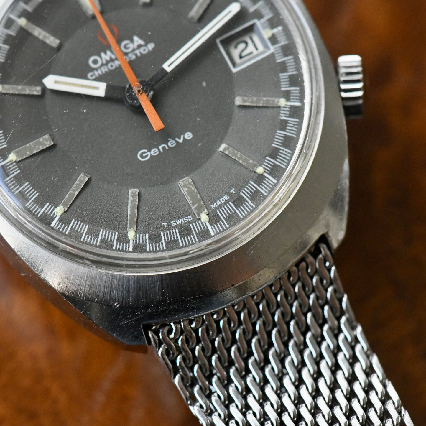 Omega Chronostop Genève 145.009 - 1969 Men's Chronograph Watch Cal.865