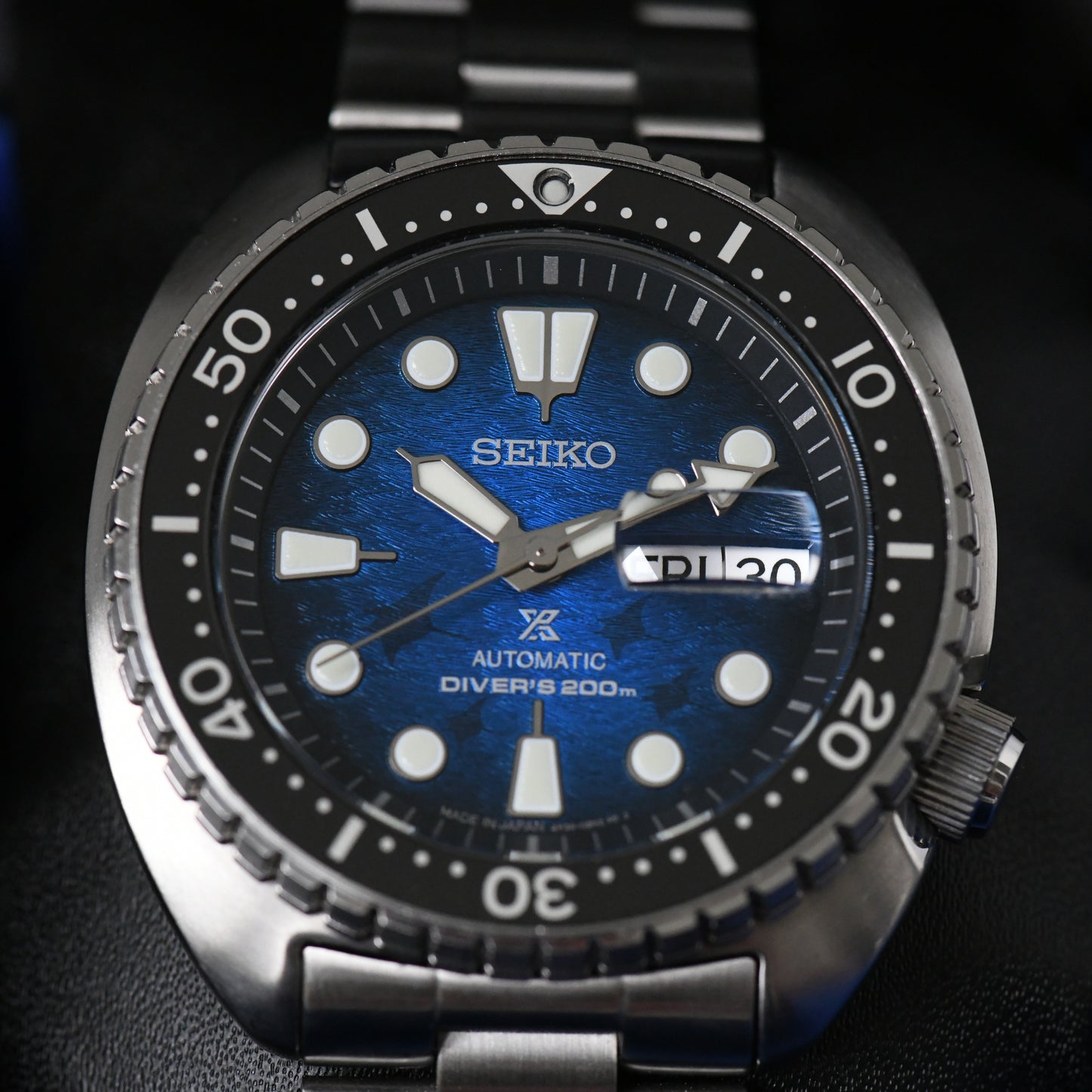 Seiko King Turtle Turtle SRPE39J1 Save the Ocean Manta Ray MADE IN JAPAN - B&P