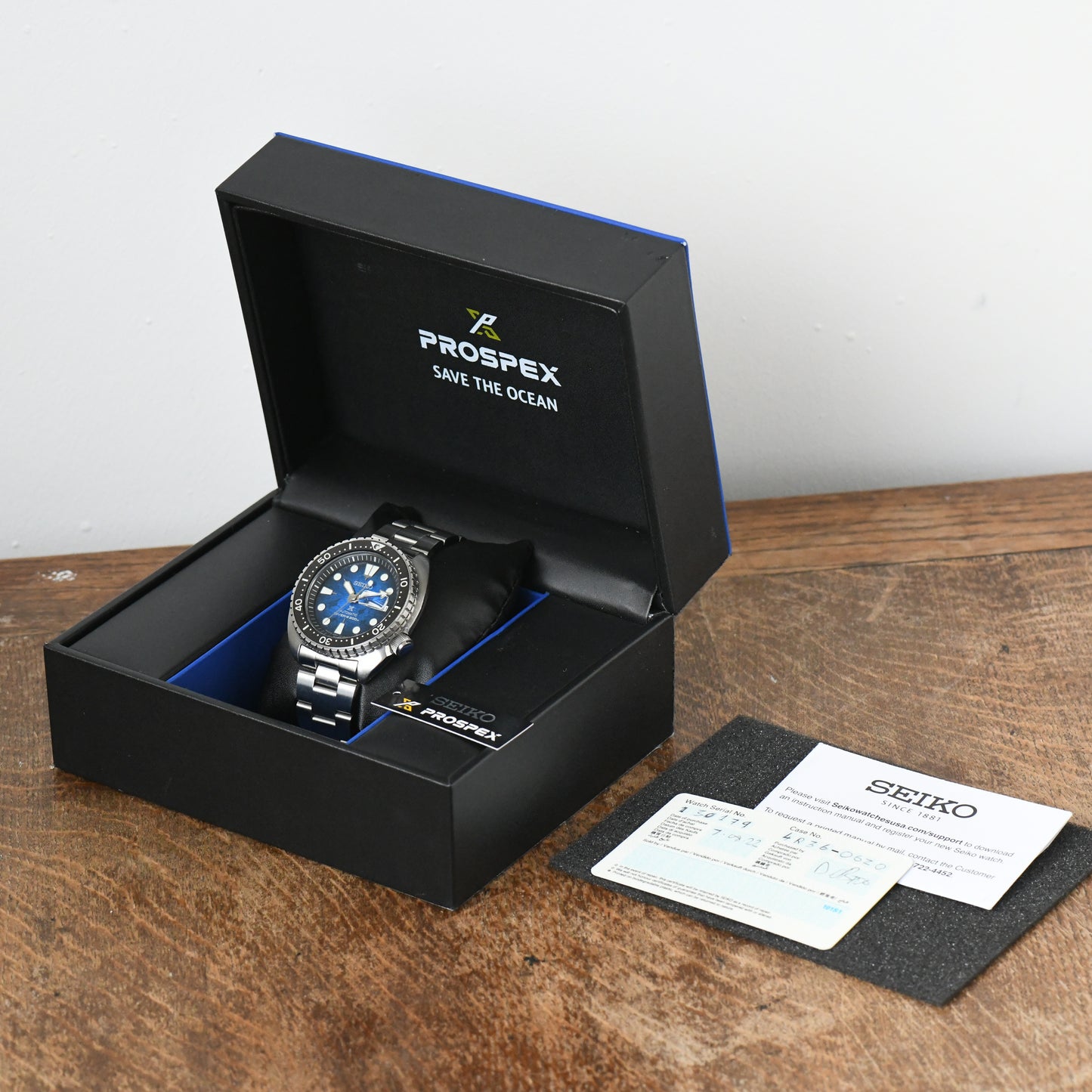 Seiko King Turtle Turtle SRPE39J1 Save the Ocean Manta Ray MADE IN JAPAN - B&P