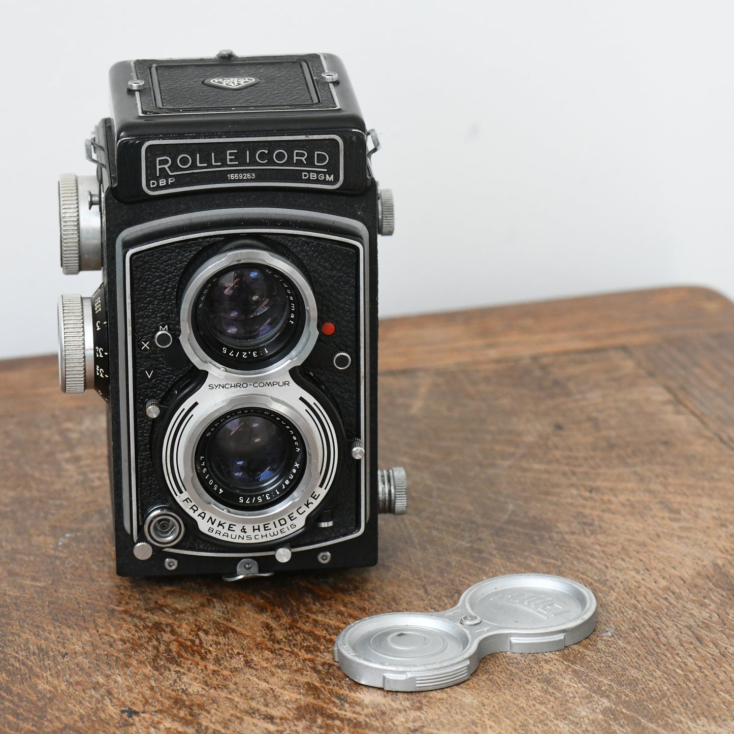 Rolleicord V Model 2 K3E TLR 6x6 Camera w/ 75mm F3.5 Xenar Lens