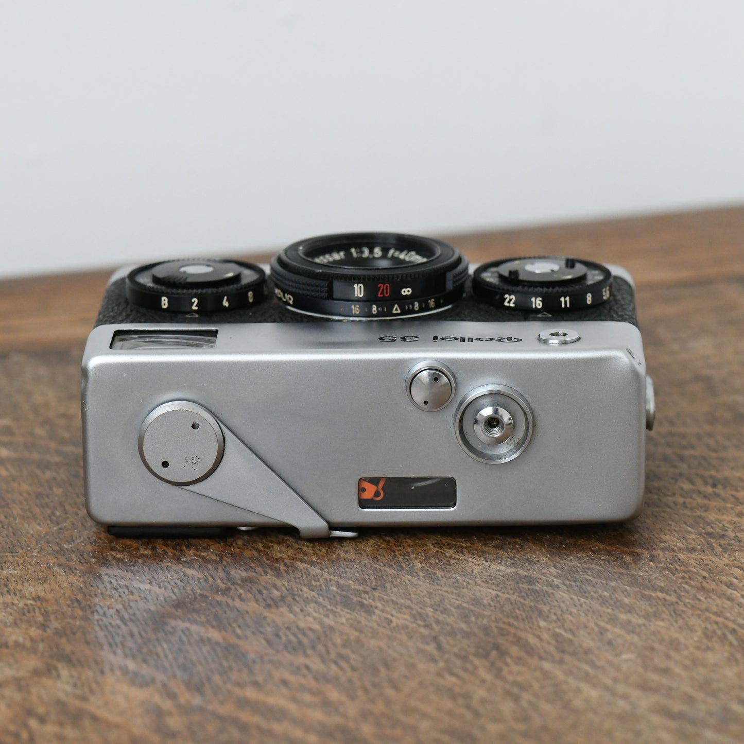 Rollei 35 Silver Chrome 35mm Film Camera w/ 40mm f/3.5 Tessar Zeiss Lens