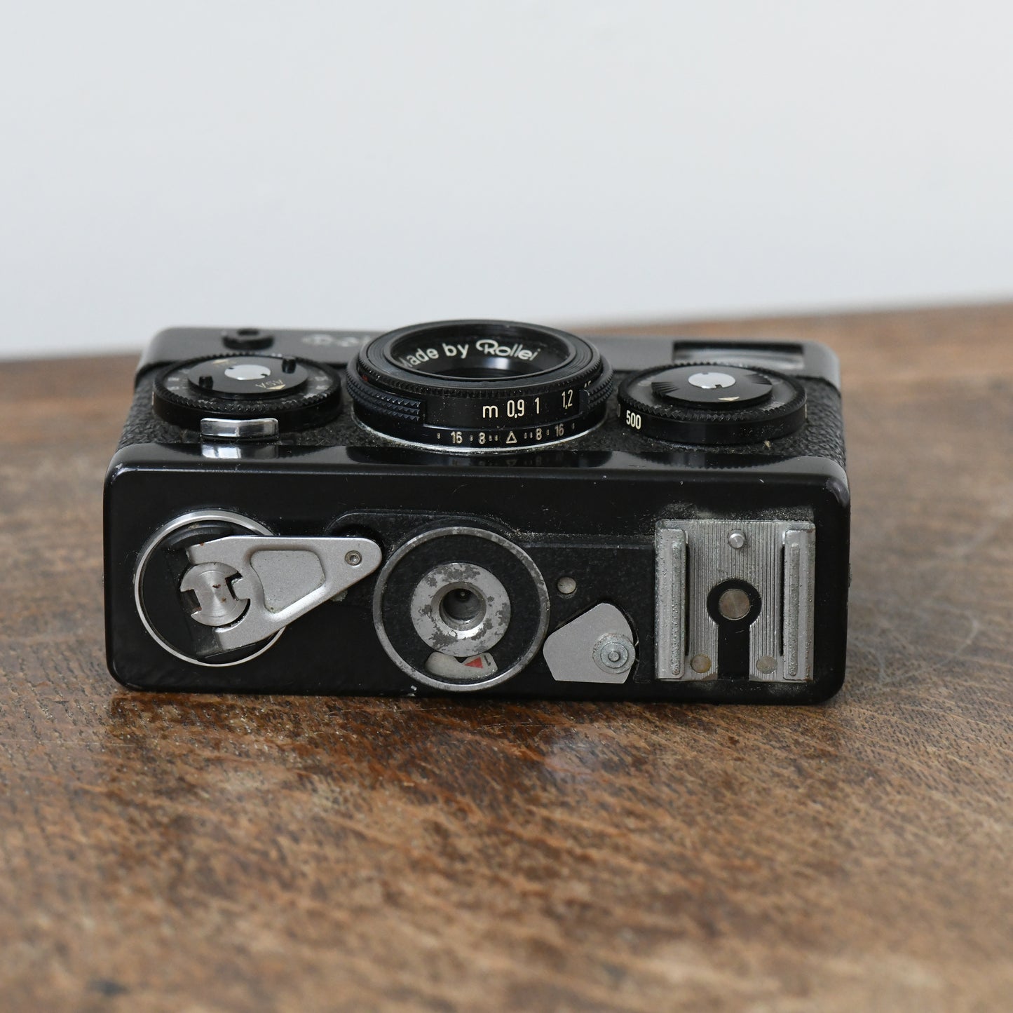 Rollei 35 Black 35mm Film Camera w/ 40mm f/3.5 Tessar Zeiss Lens