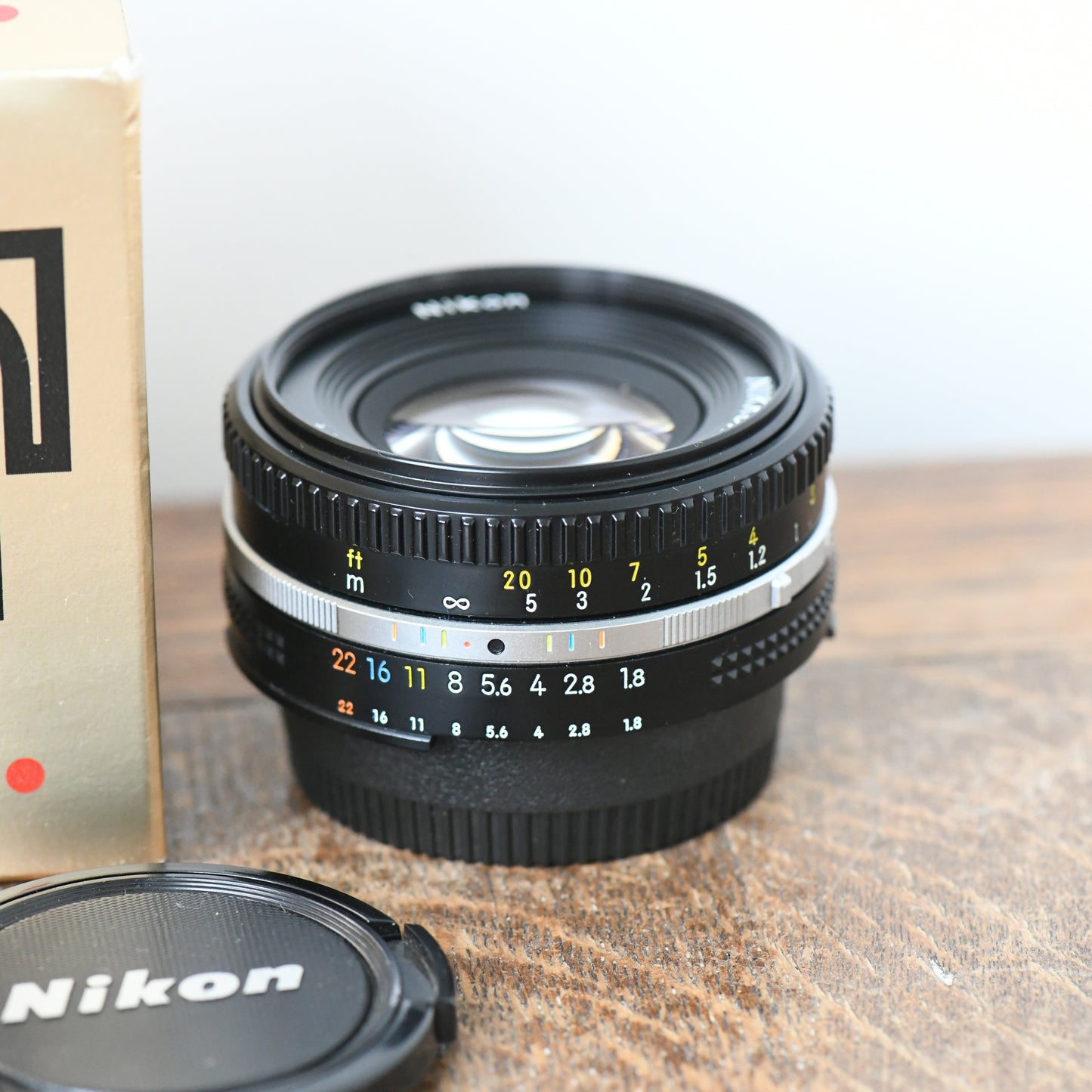 Nikon 50mm F1.8 AIS Pancake Prime Lens Later Version - Mint & Boxed