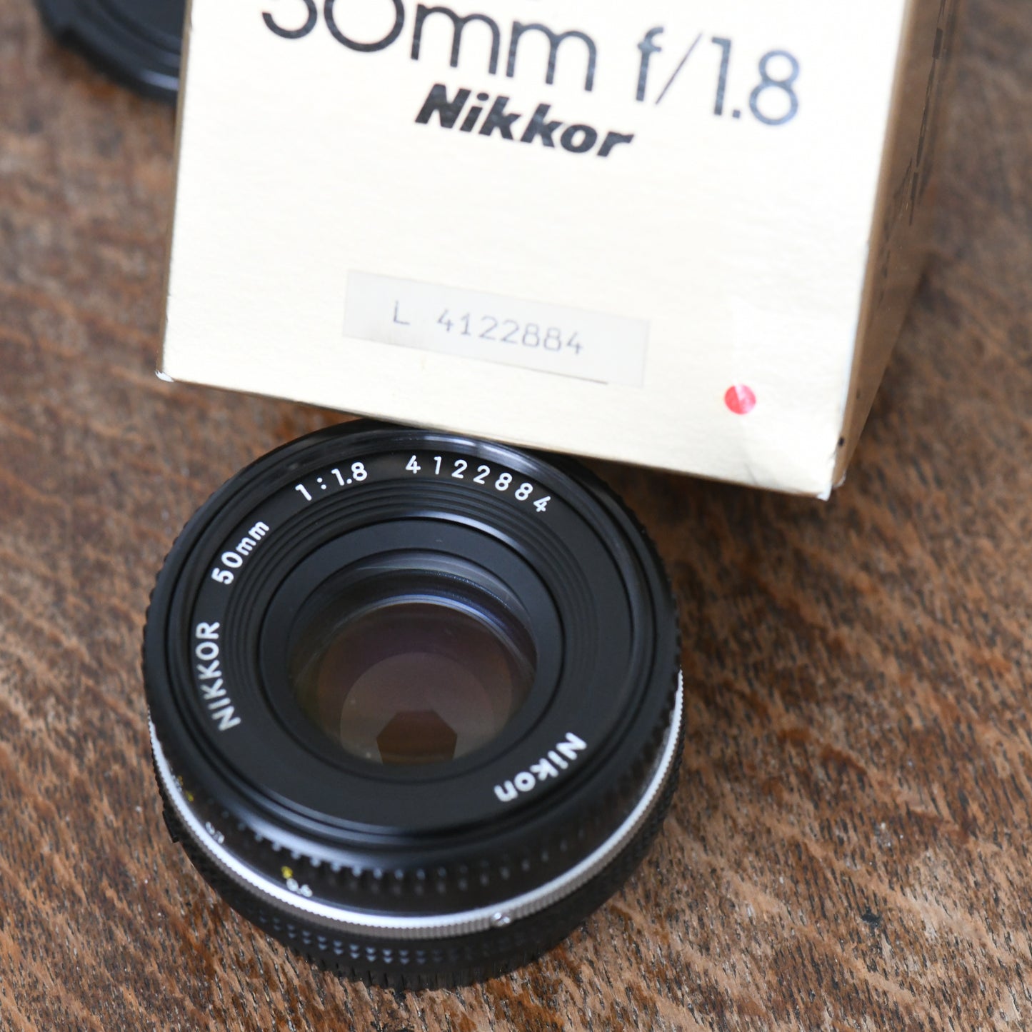 Nikon 50mm F1.8 AIS Pancake Prime Lens Later Version - Mint & Boxed