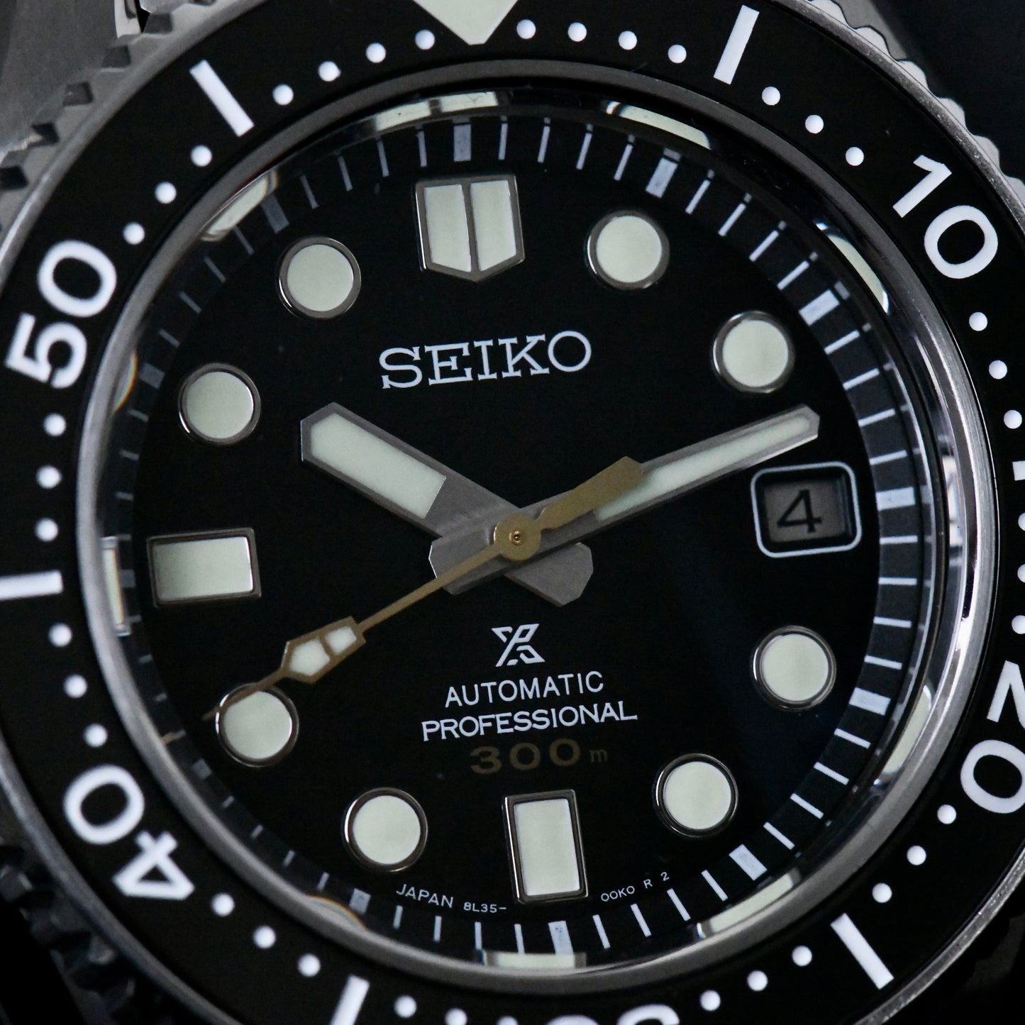 Seiko Marine Master 300m SLA021J1 Black Dial Cal.8L35 Diver Watch Boxed & Papers