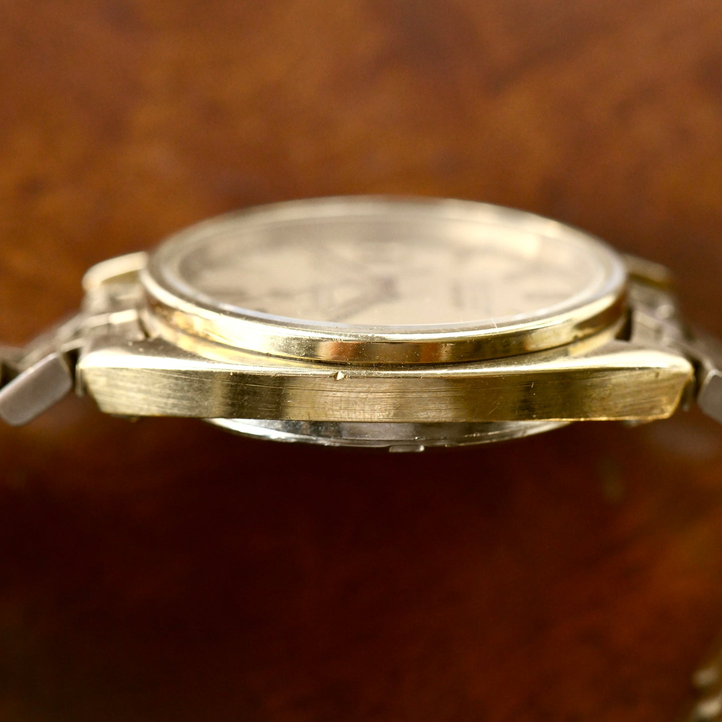 Omega Constellation Automatic Chronometer Gold Plate C Shape Bricks Cal 1012