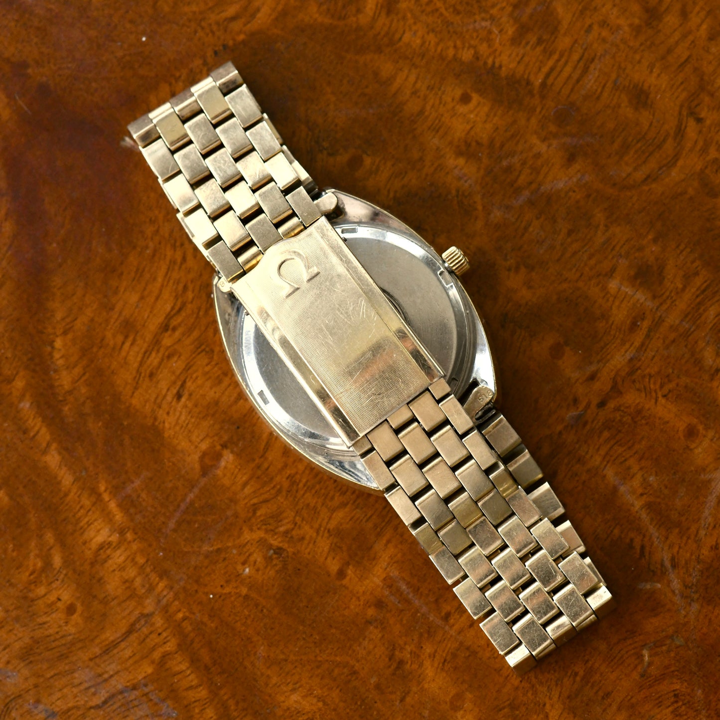 Omega Constellation Automatic Chronometer Gold Plate C Shape Bricks Cal 1012