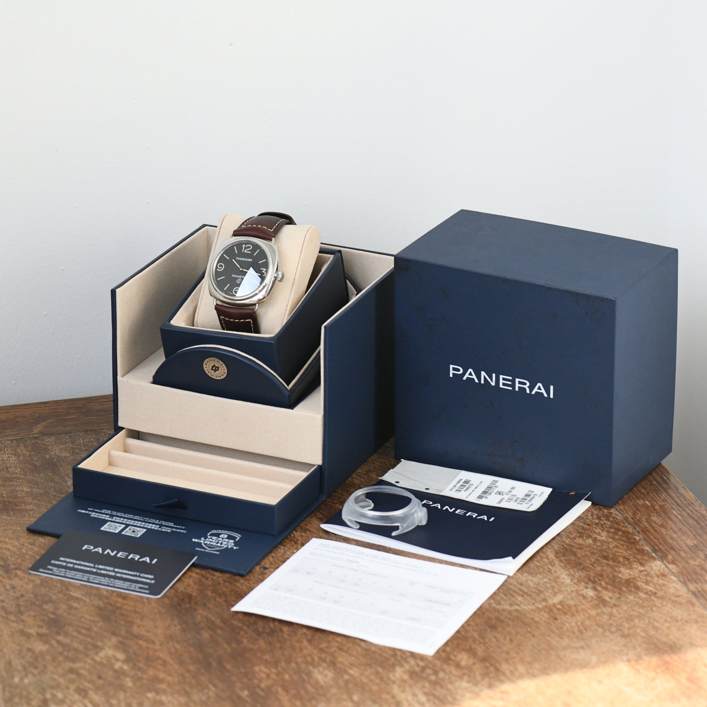 Panerai Radiomir Base Logo 45mm PAM00753 Watch Full Set 2023 Boxes + Papers
