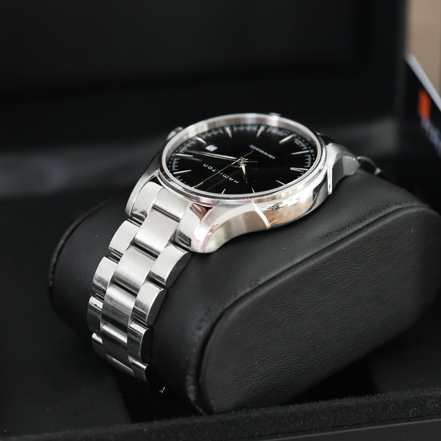 Hamilton Jazzmaster Viewmatic 40mm Automatic Black Dial Watch Boxed & Papers