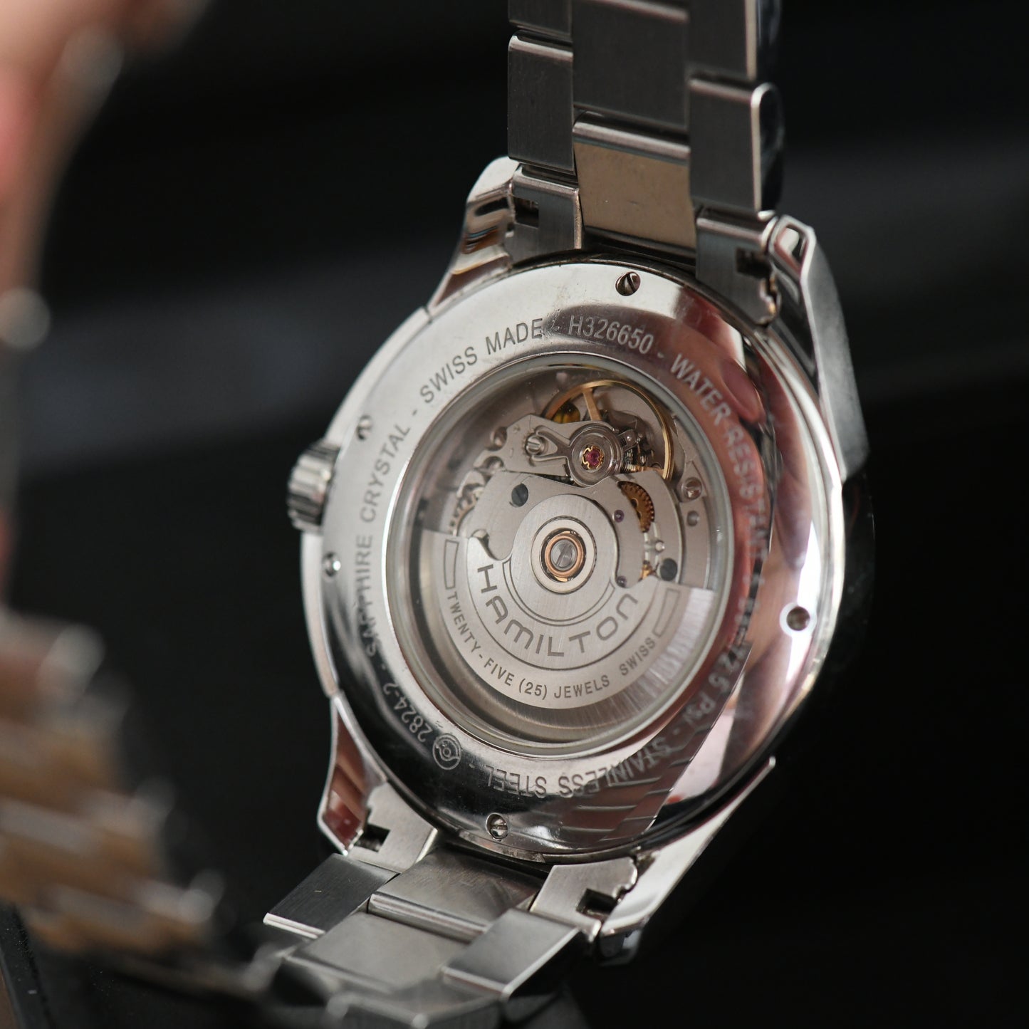 Hamilton Jazzmaster Viewmatic 40mm Automatic Black Dial Watch Boxed & Papers
