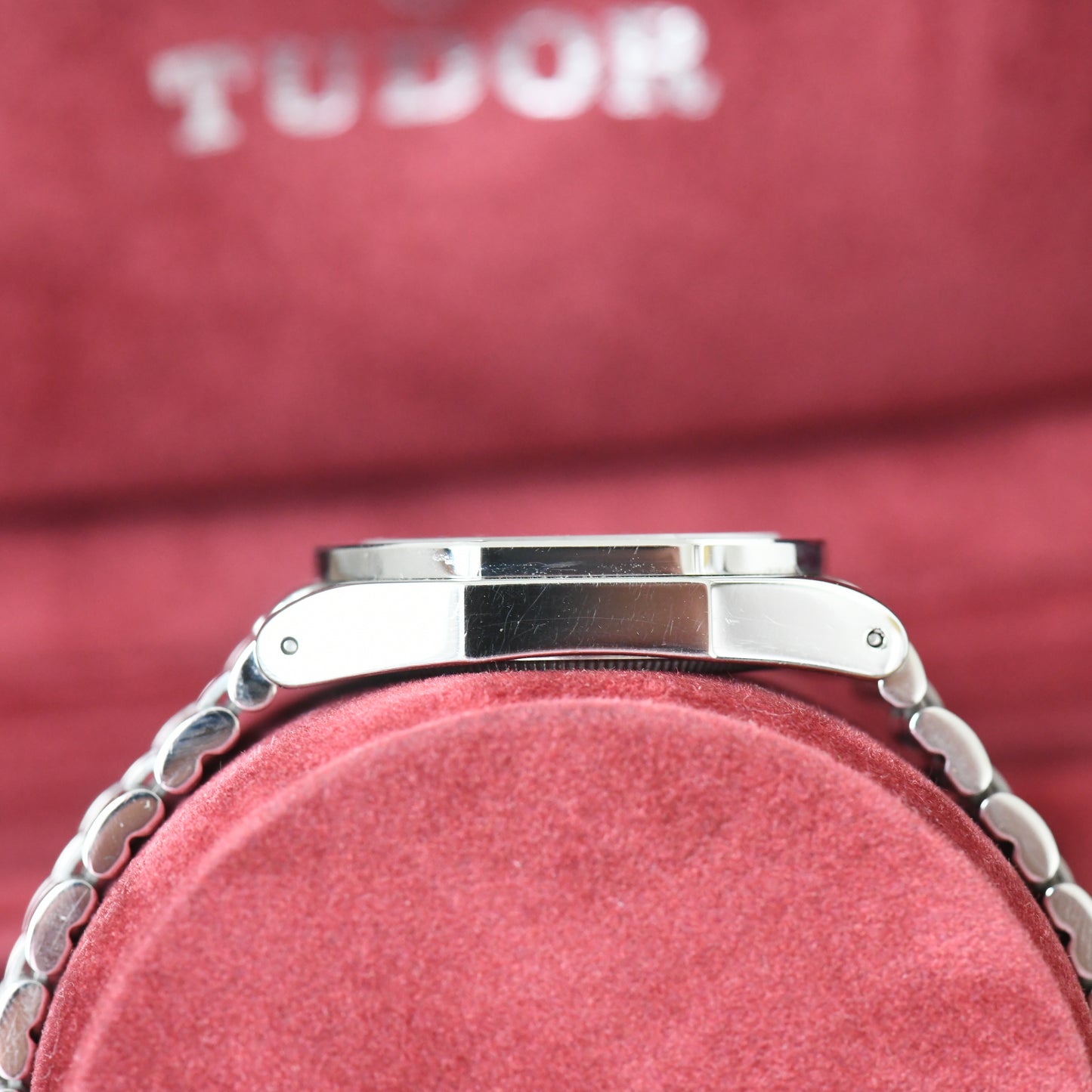 Tudor Rolex Monarch Automatic Date Silver Dial 33110 Full Set Boxed & Papers