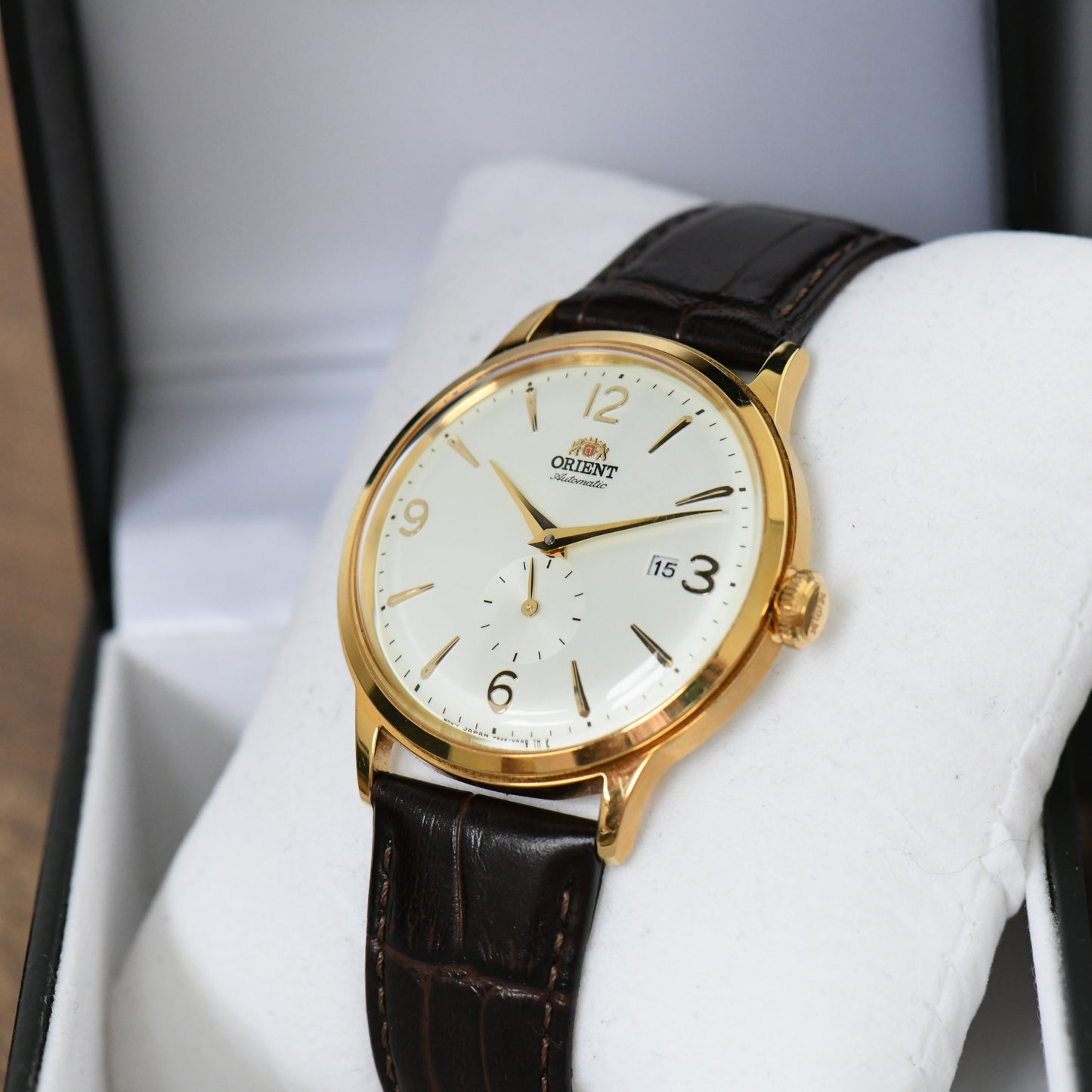 Orient Bambino Small Seconds 40.5mm Automatic Men's Watch RA-AP0004S10B Boxed