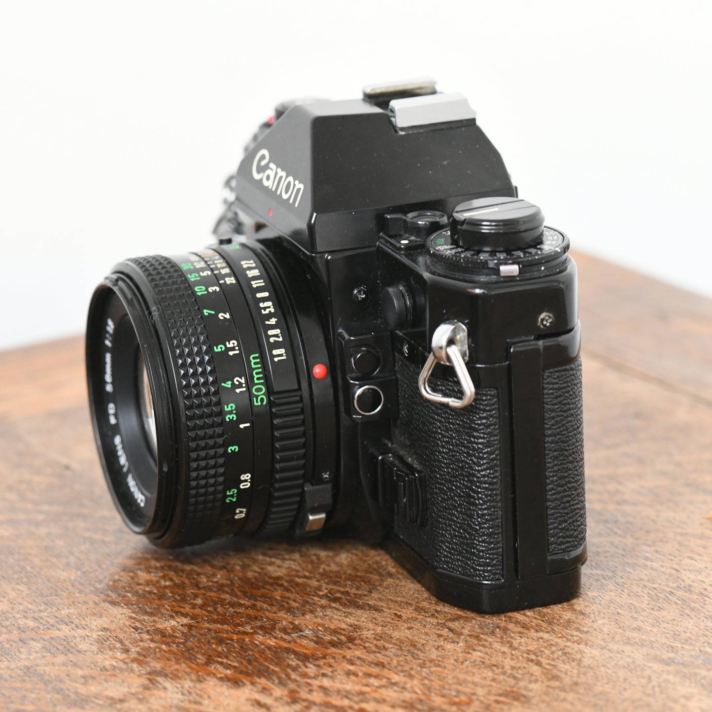 Canon A-1 35mm Film Camera + 50mm f/1.8 Lens Kit - New Light Seals Fitted