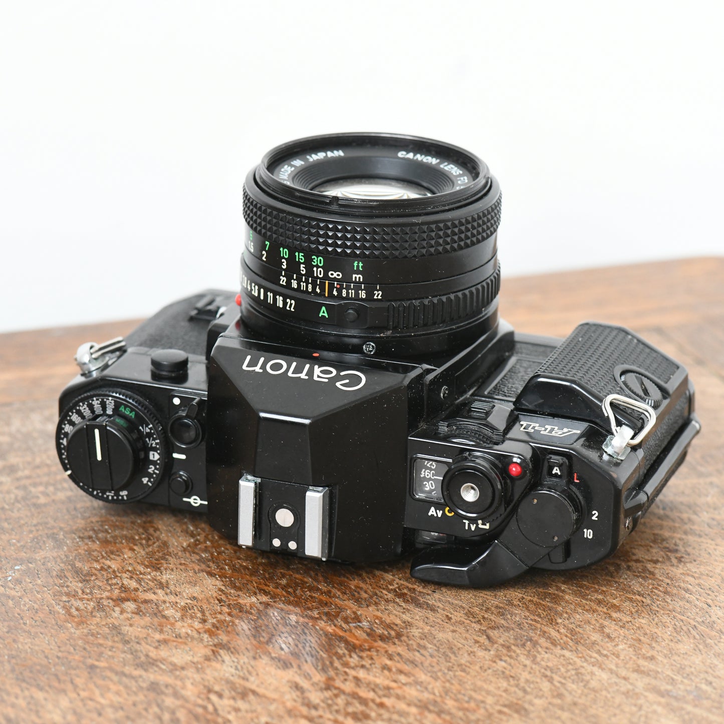 Canon A-1 35mm Film Camera + 50mm f/1.8 Lens Kit - New Light Seals Fitted