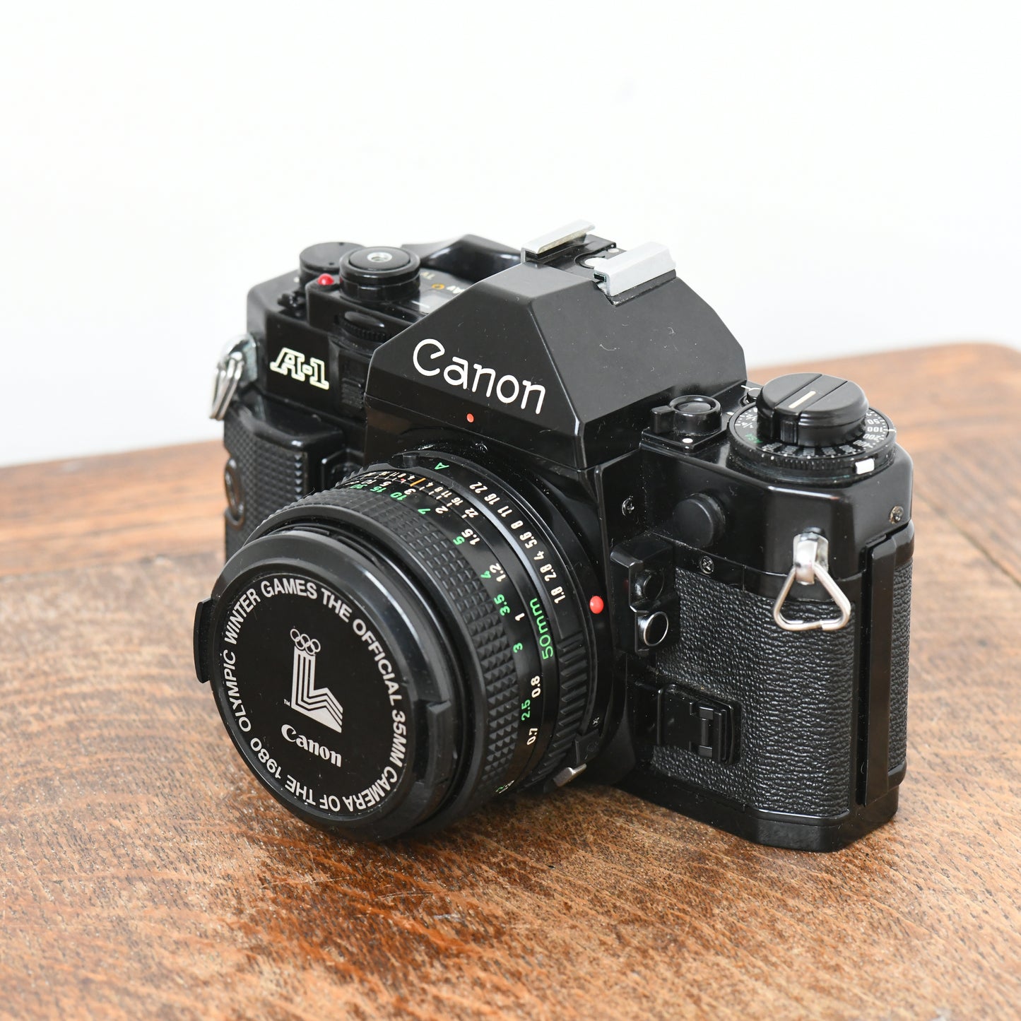 Canon A-1 35mm Film Camera + 50mm f/1.8 Lens Kit - New Light Seals Fitted