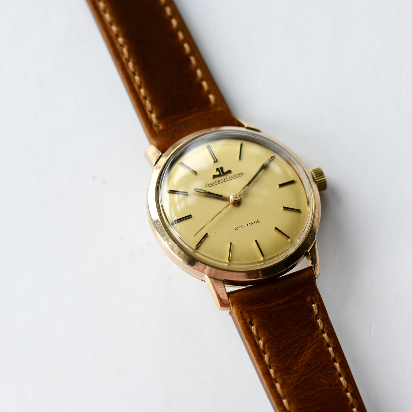 Jaeger Le-Coultre Automatic 9K Solid Gold 34mm ref 396 Cal K882