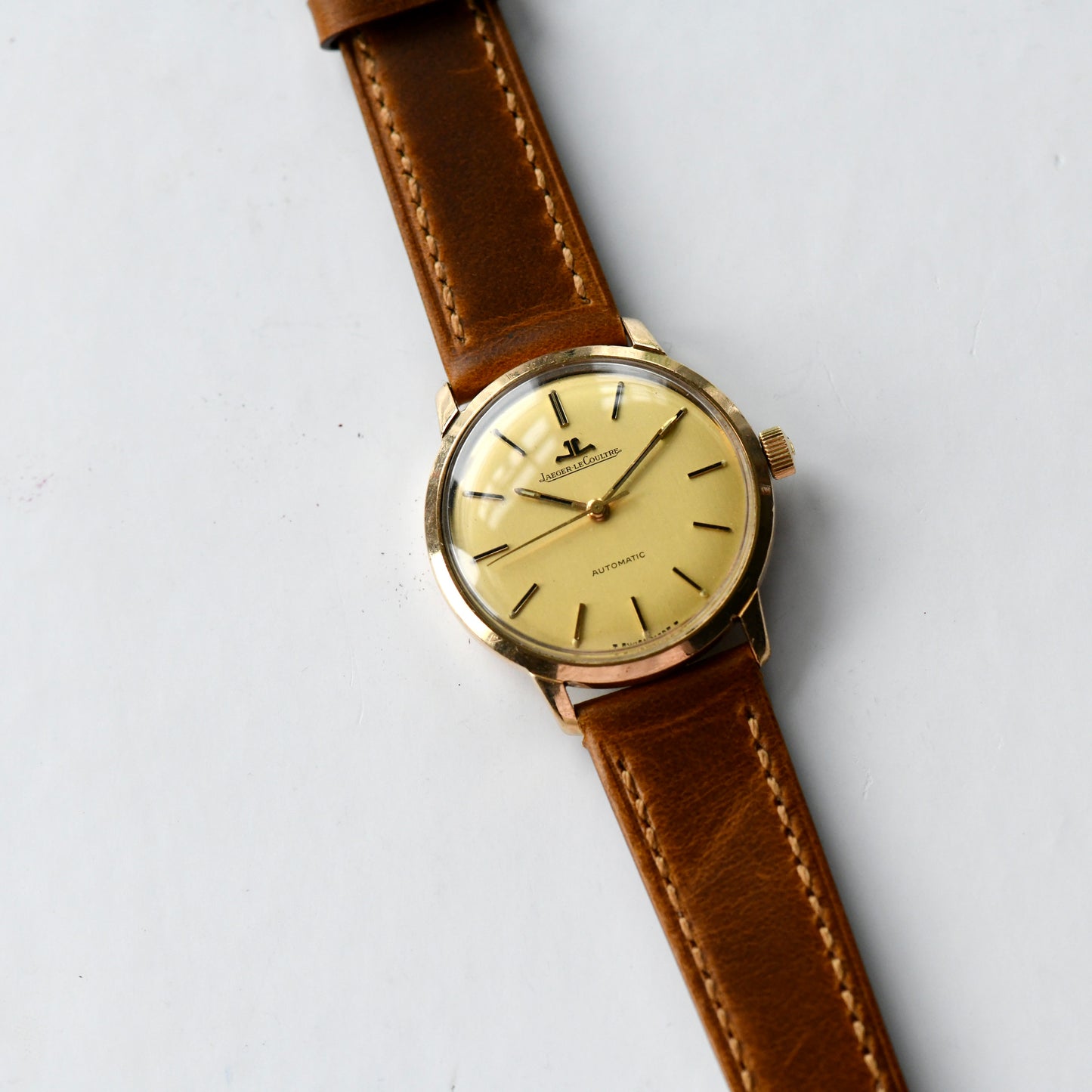 Jaeger Le-Coultre Automatic 9K Solid Gold 34mm ref 396 Cal K882