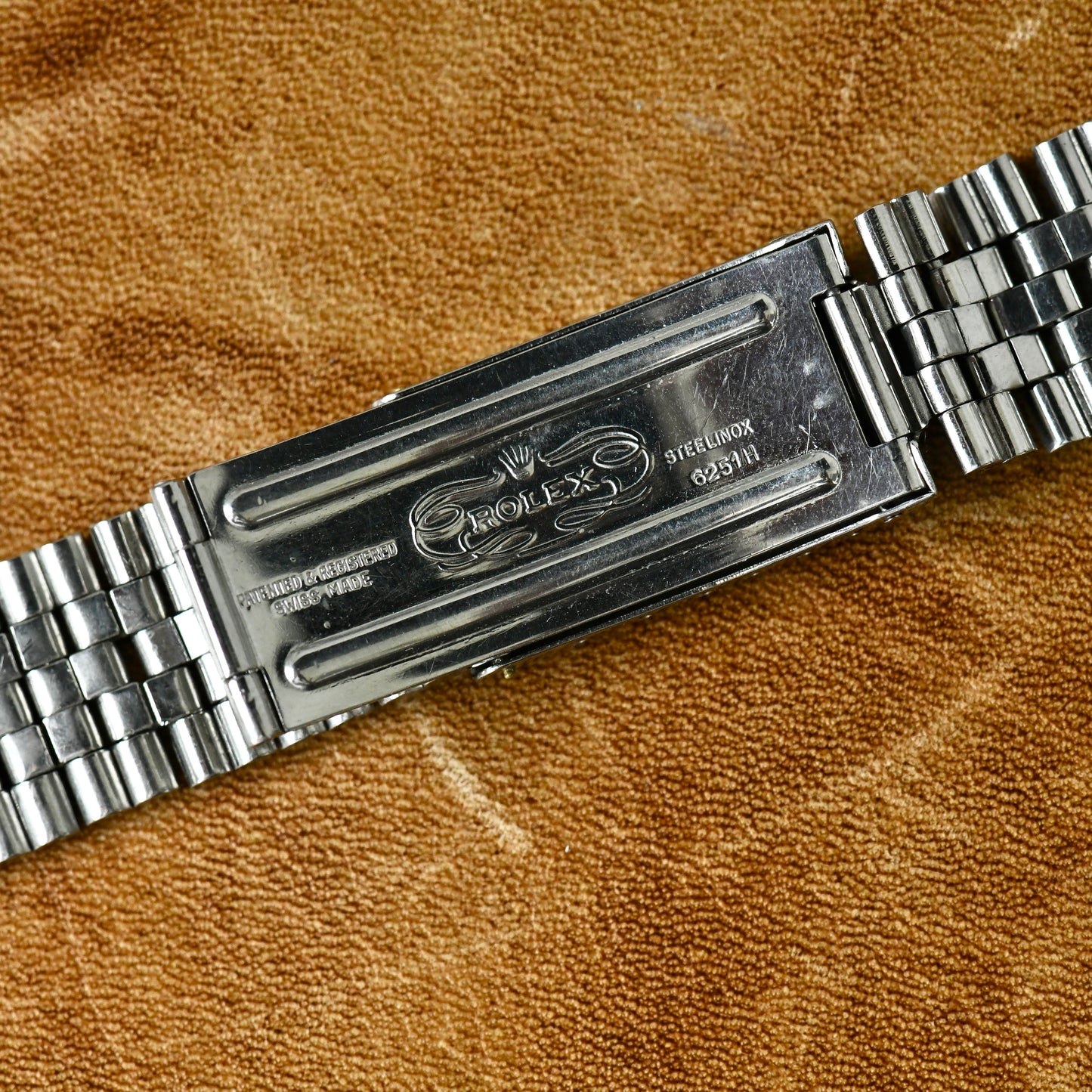 Rolex Datejust Steel & White Gold 36mm Black Pie-Pan Dial Vintage Ref 1601