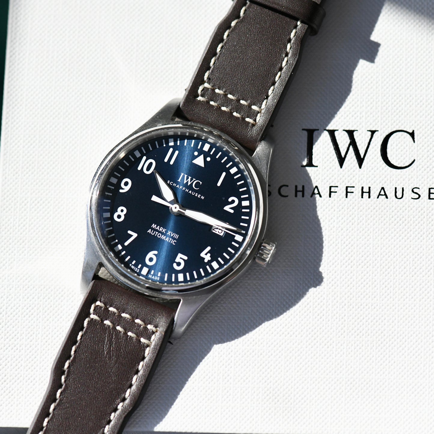 IWC Pilot Mark XVIII Le Petit Prince Blue Dial 2017 IW327004 - Boxed