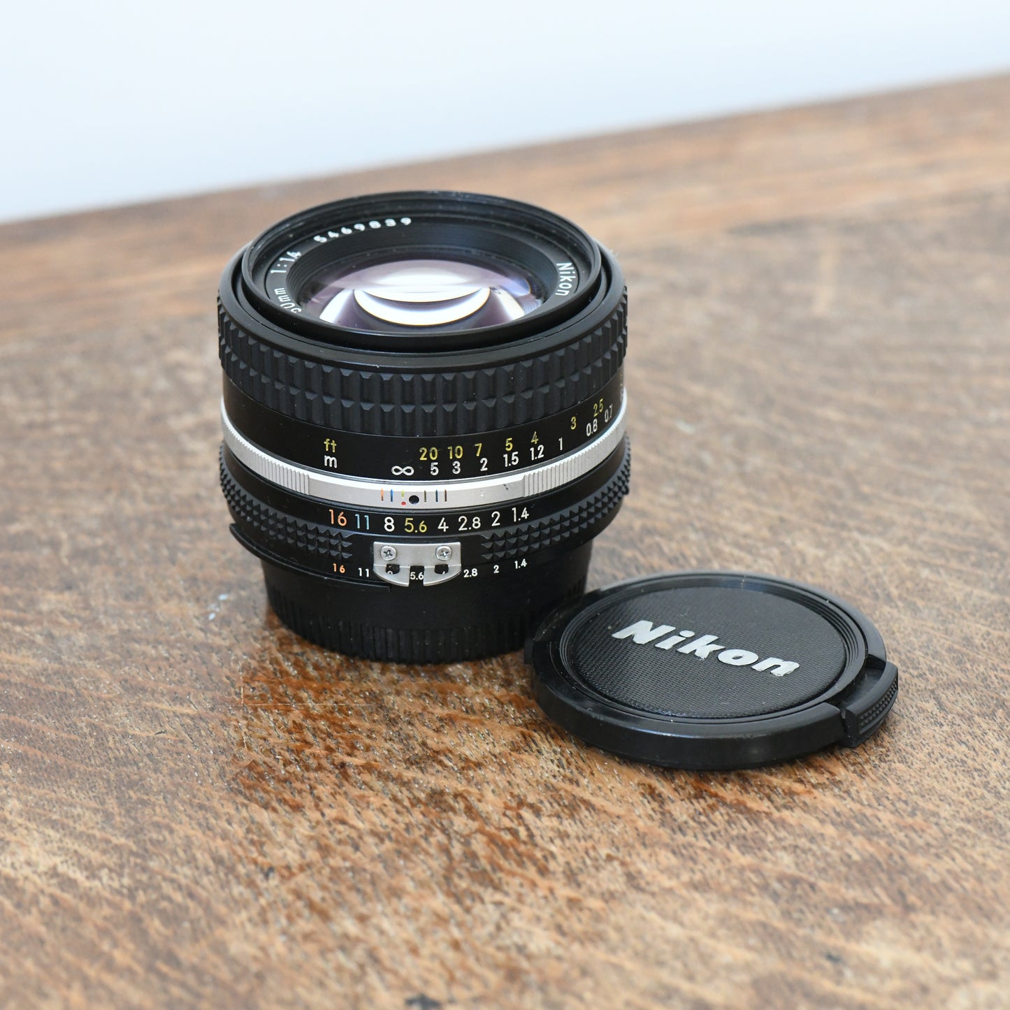 Nikon 50mm f/1.4 AiS Manual Focus Fast Prime Nikkor Lens