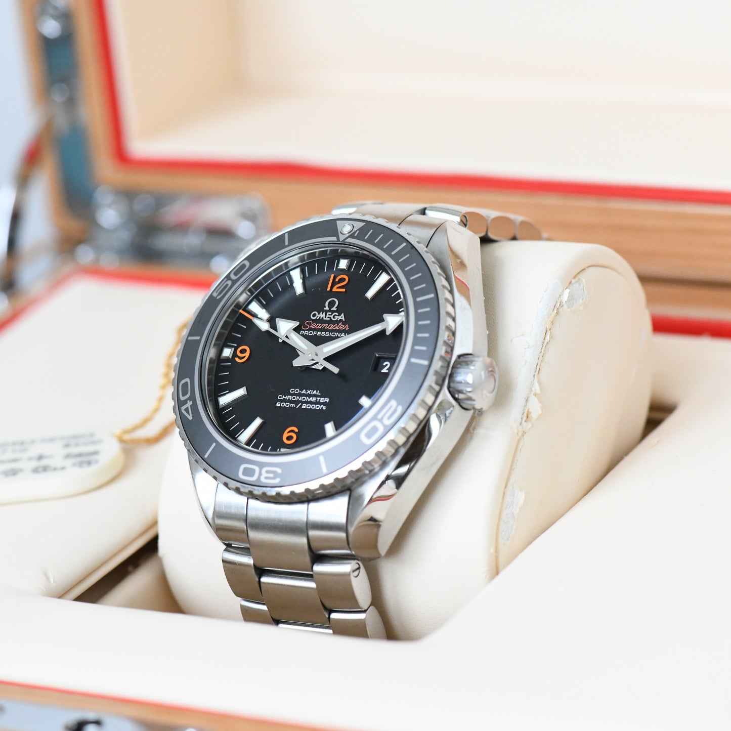 Omega Seamaster Planet Ocean 600m 45.5mm Co-Axial 8500 2017 Watch Boxed & Papers