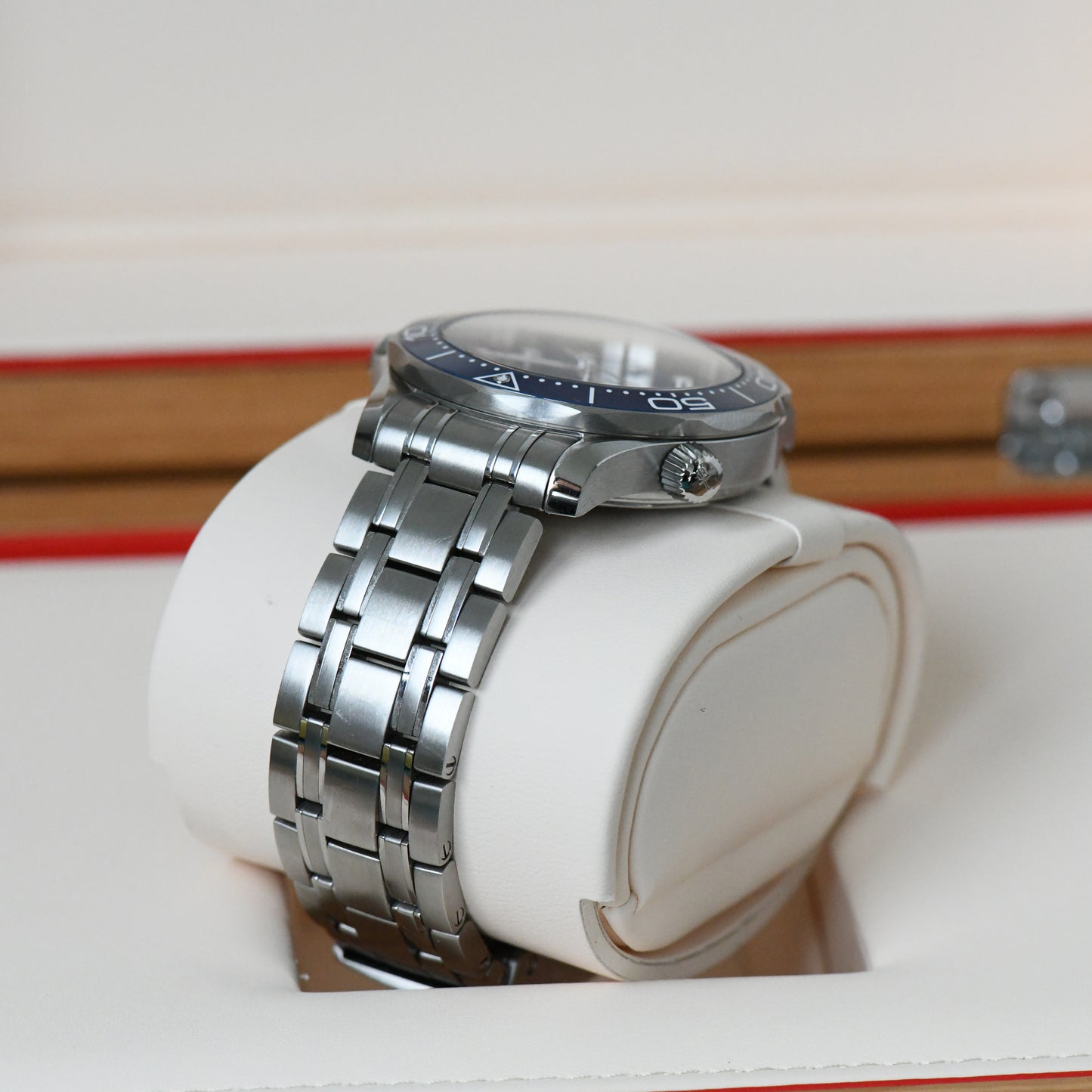 Omega Seamaster 300m Diver Master Chronometer 2020 Blue Dial Watch Box & Papers