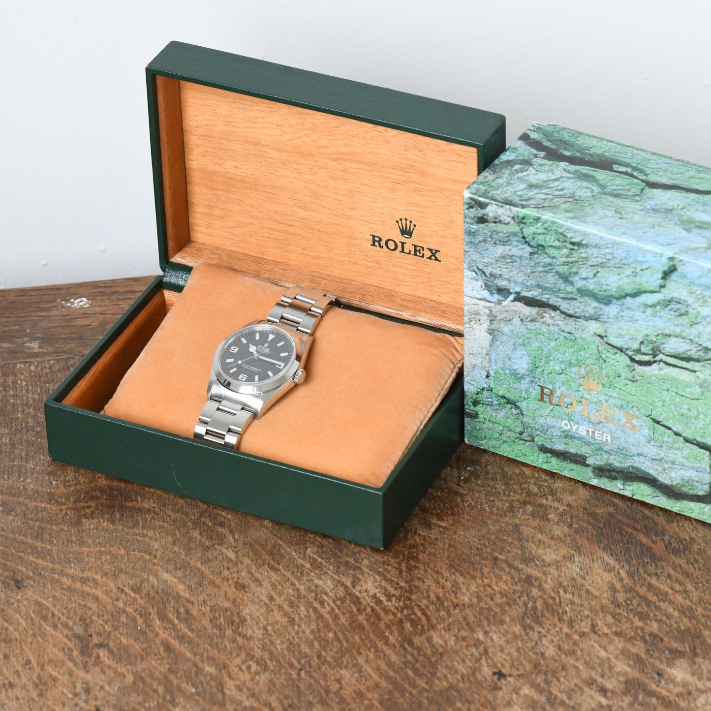 Rolex Explorer 36mm 14270 Oyster Perpetual 1995 W Serial Men's Watch - Boxed