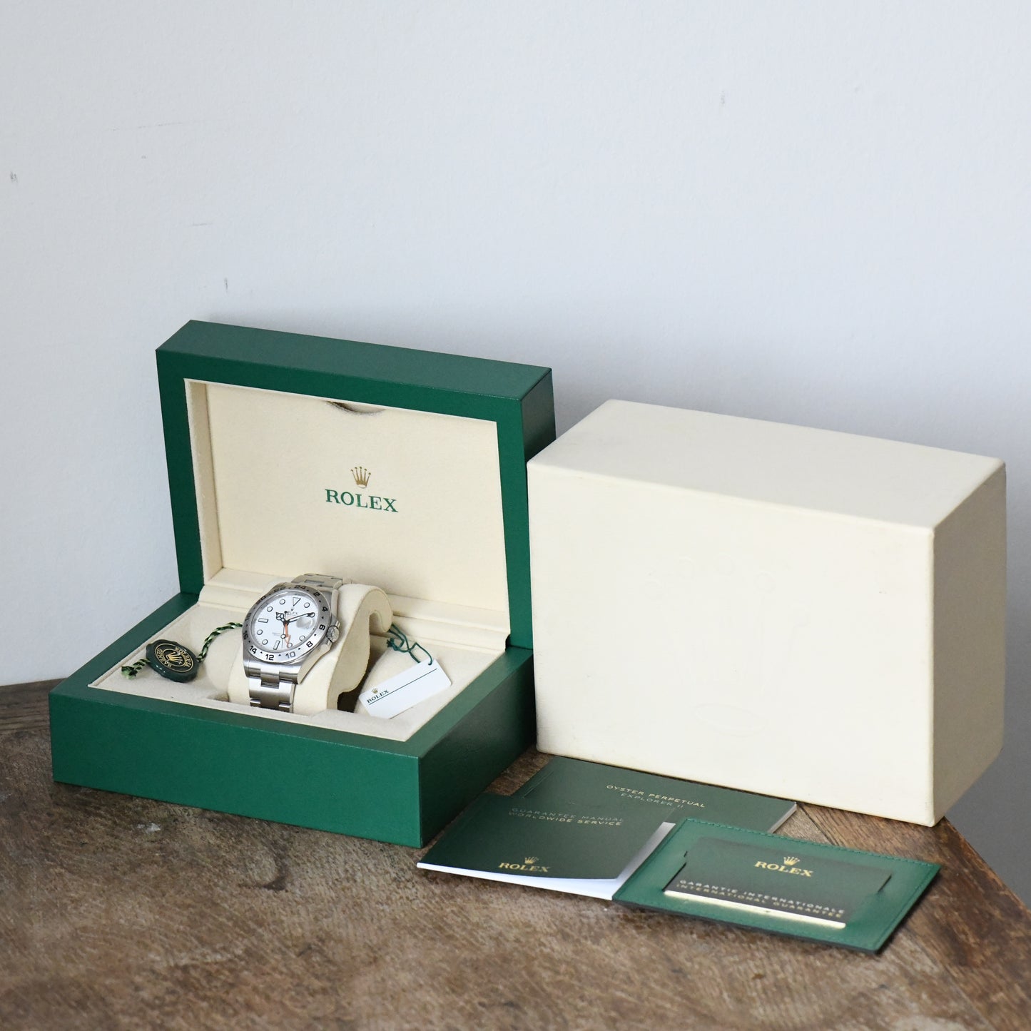 Rolex Explorer II White Polar 226570 Men's Watch Full Set 2022 Boxed & Papers