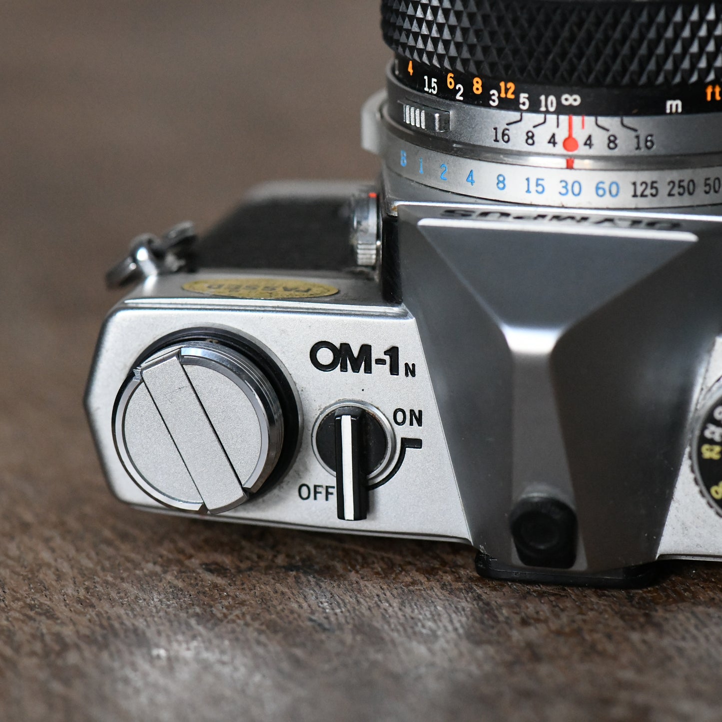 Olympus OM-1N Silver 35mm Film SLR Camera + 50mm F1.8 Zuiko Lens New Light Seals