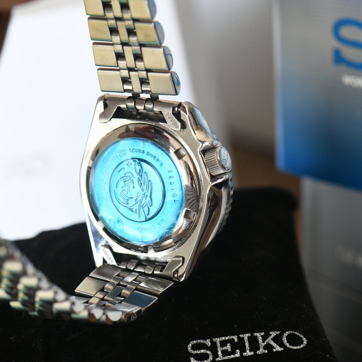 Seiko SKX009K2 Pepsi Bezel Divers Watch Blue & Red Full Set Box & Papers 2021
