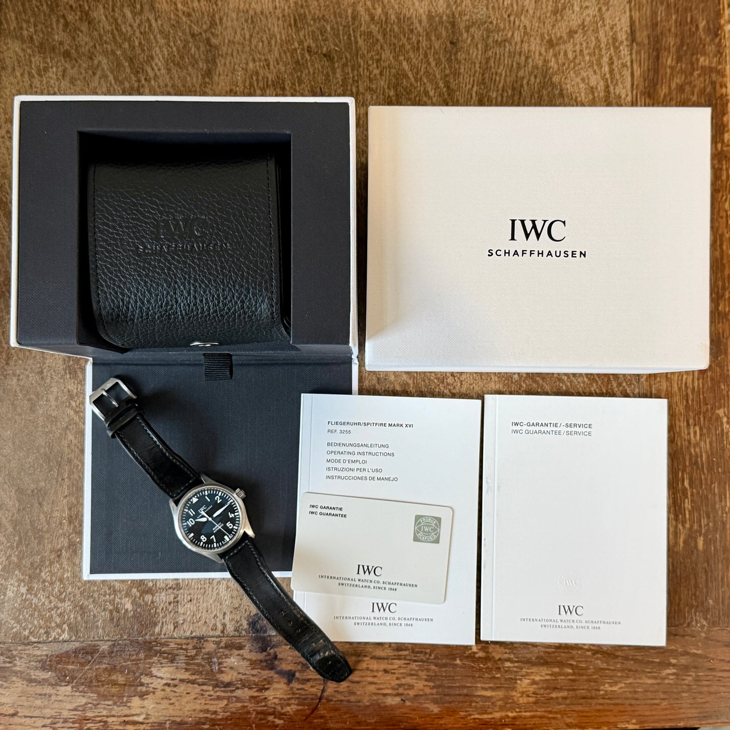 IWC Pilot Mark XVI Black Dial IW325501 Men's Watch - 2007 - Boxed & Papers