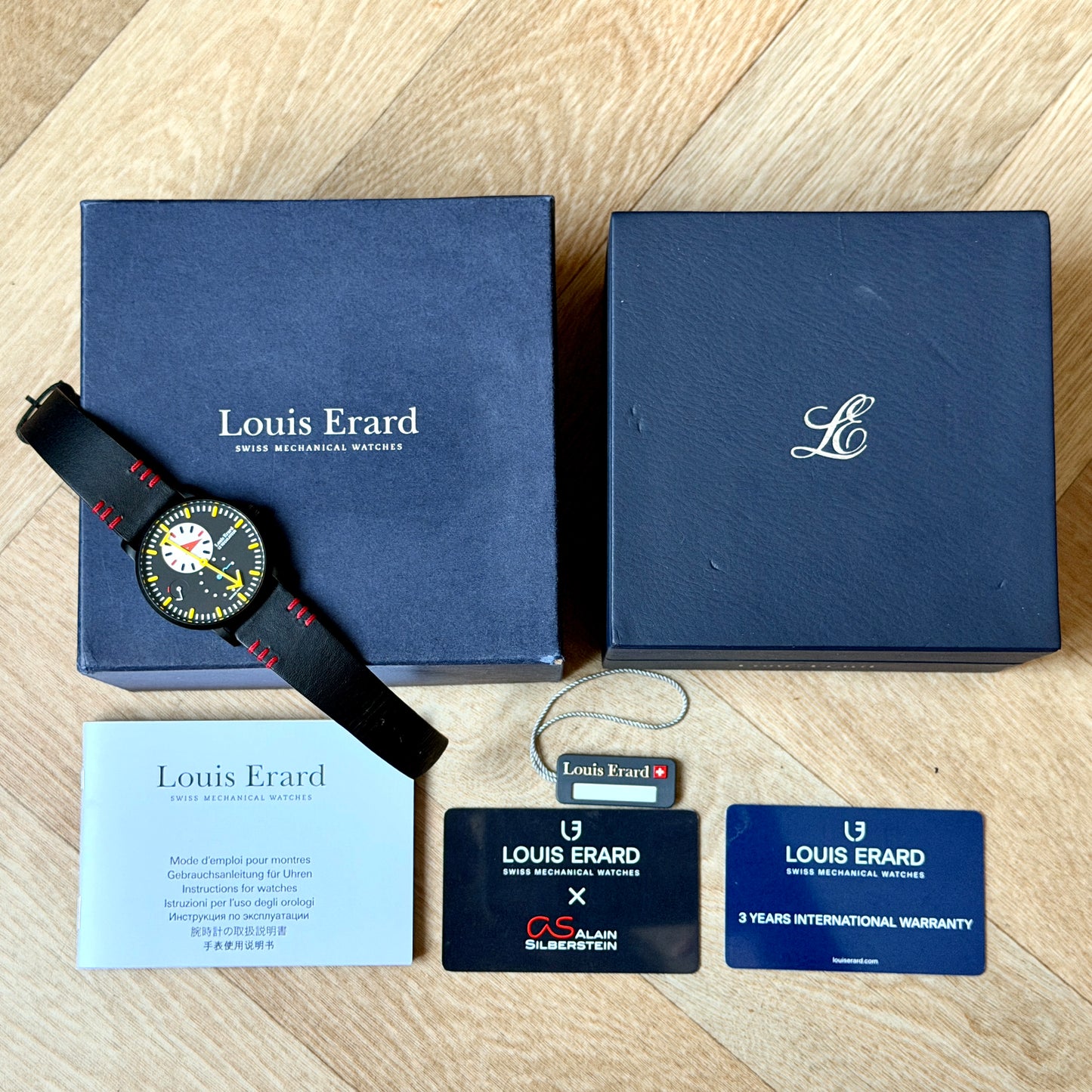 Louis Erard x Alain Silberstein Le Régulateur Excellence Black 1 of 178 LE - B&P