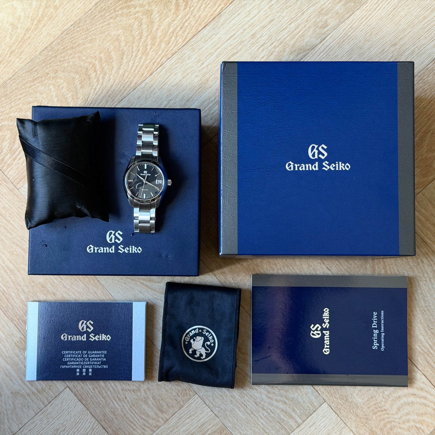 Grand Seiko Spring Drive Heritage Collection SBGA285 Black Dial 2021 Box Papers