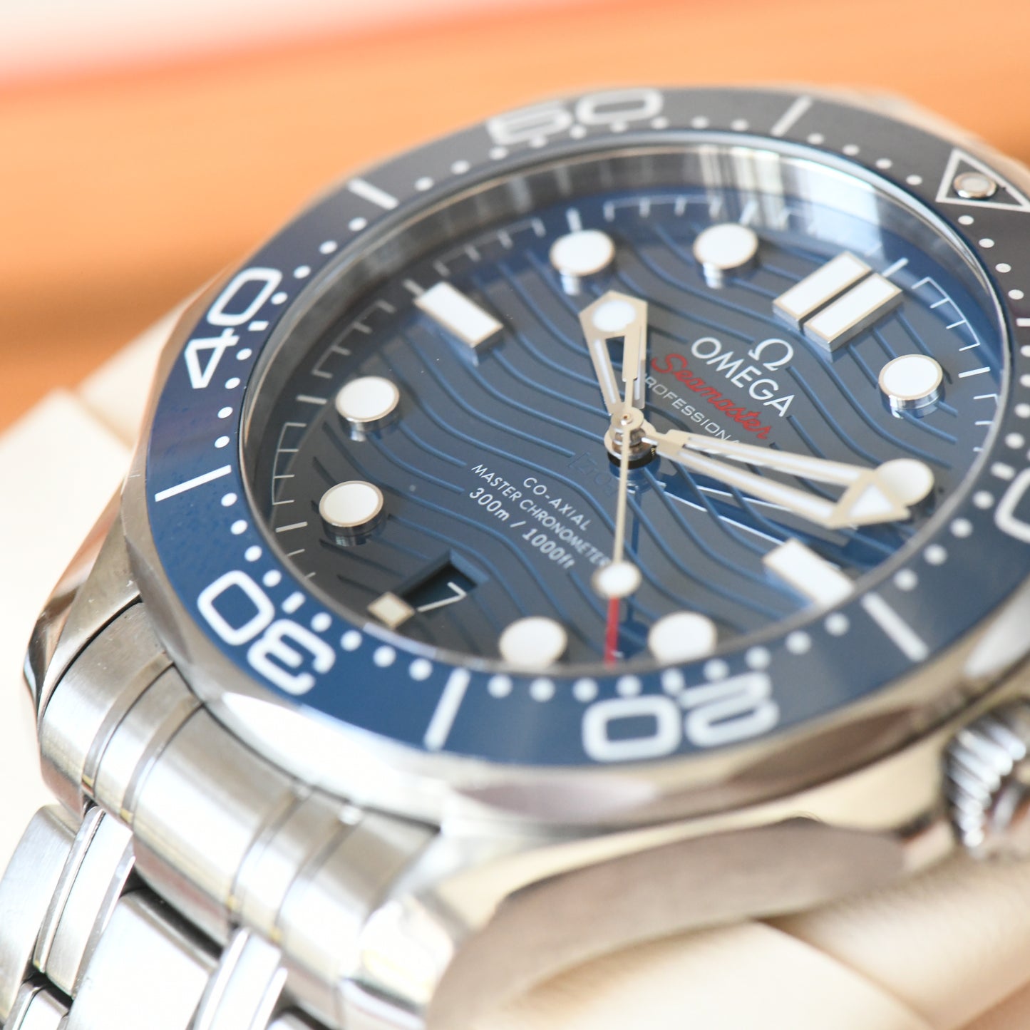Omega Seamaster 300m Diver Master Chronometer Blue Dial - 2021 Box &amp; Papers