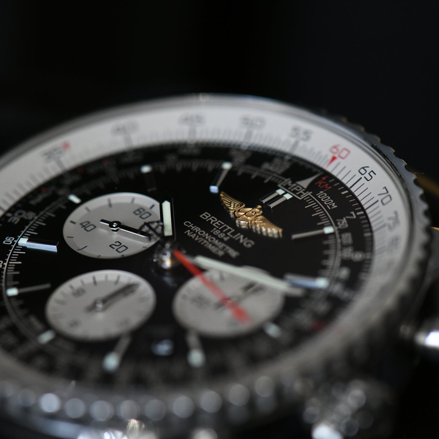 Breitling Navitimer B01 Chronograph 46mm Black Dial AB0127 Full Set Box & Papers