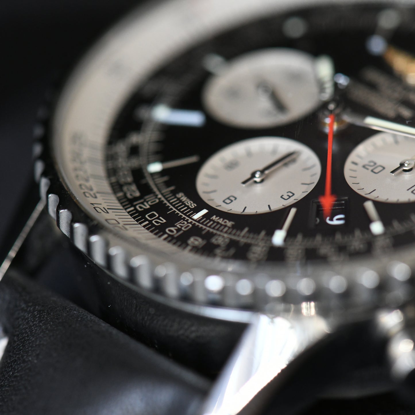 Breitling Navitimer B01 Chronograph 46mm Black Dial AB0127 Full Set Box & Papers