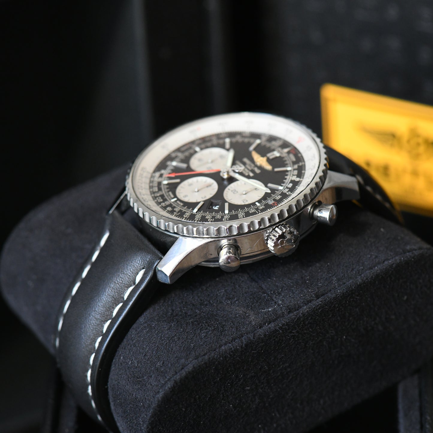 Breitling Navitimer B01 Chronograph 46mm Black Dial AB0127 Full Set Box & Papers