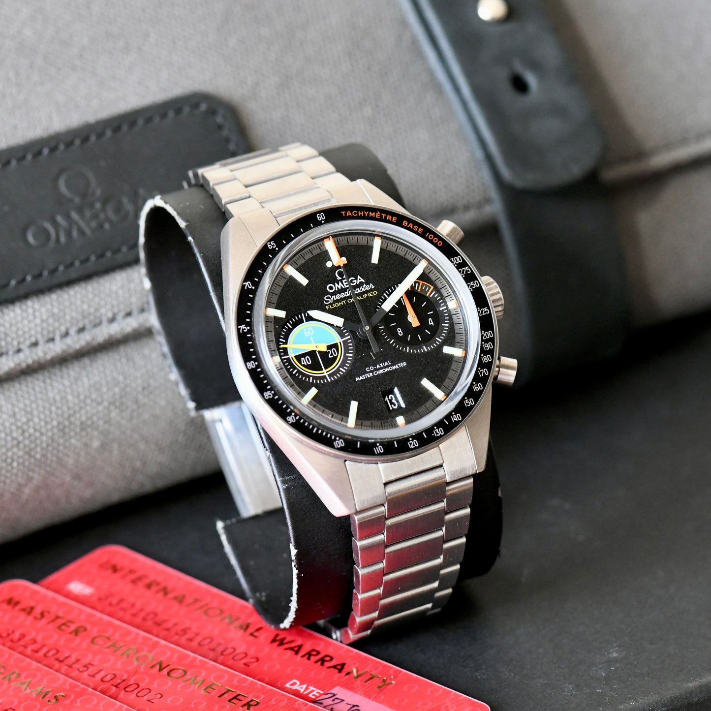 Omega Speedmaster Pilot Flight Qualified Chronograph 2025 Box & Papers