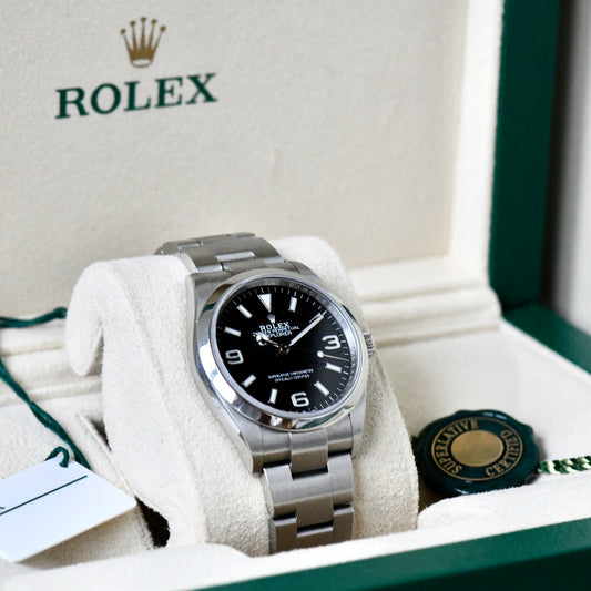 Rolex Explorer 124270 36mm Oyster Perpetual Men's Watch 2022 Boxed & Papers