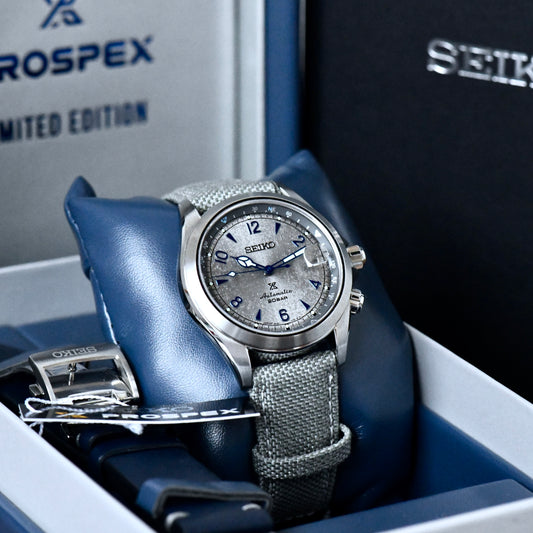 Seiko Alpinist Rock Face SPB355J1 Automatic Watch 6R35-00F0 Boxed & Papers