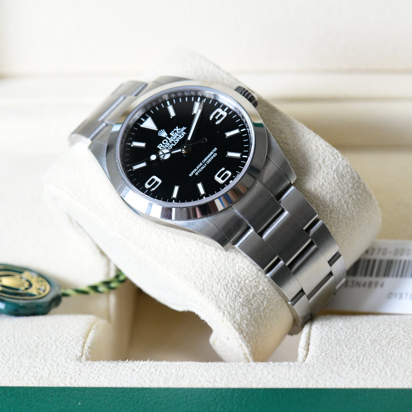 Rolex Explorer 124270 36mm Oyster Perpetual Men's Watch 2021 Boxed & Papers