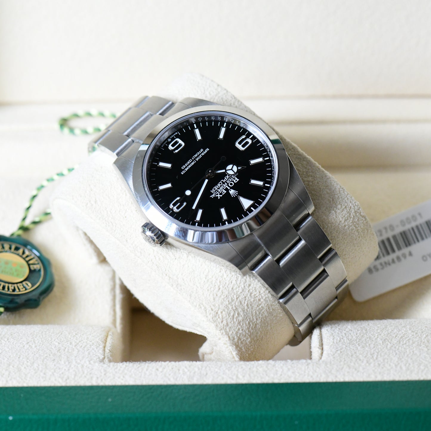 Rolex Explorer 124270 36mm Oyster Perpetual Men's Watch 2021 Boxed & Papers