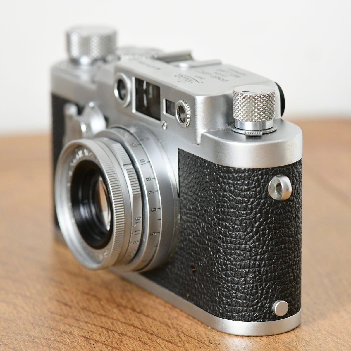 Leica IIIG 35mm Rangefinder Camera + 50mm F2.8 Elmar Lens + Case 3G