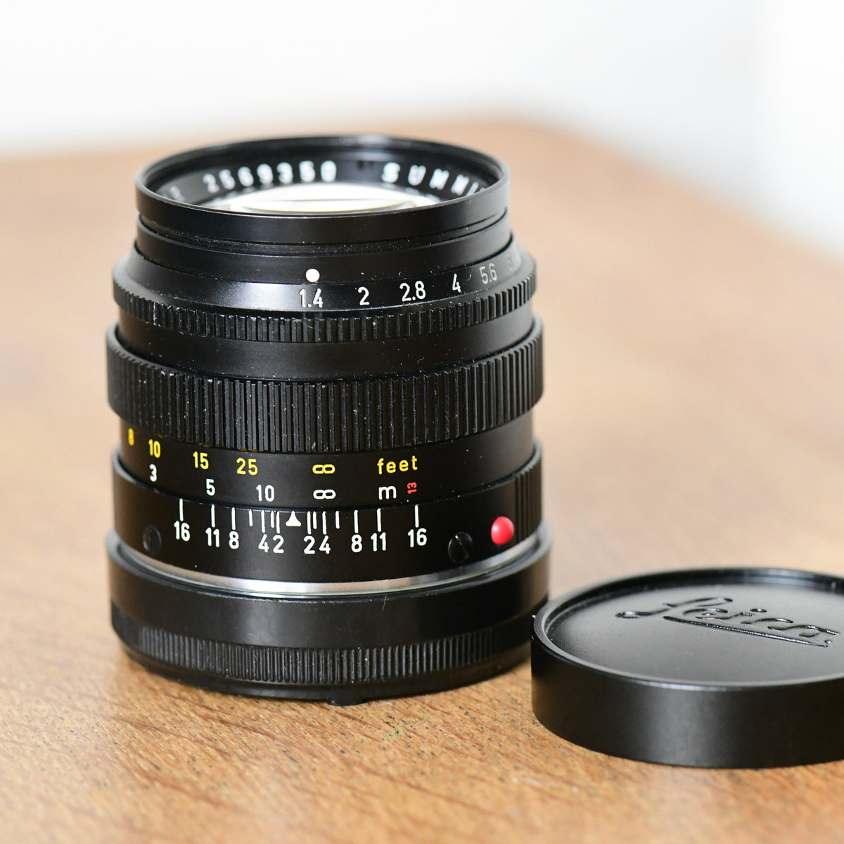 Leica 50mm f/1.4 Summilux-M II Fast Prime Lens Black 11114 Fits M3 M4 M6 M7 etc