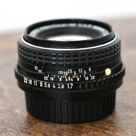 Pentax K 50mm F1.7 SMC MF Lens