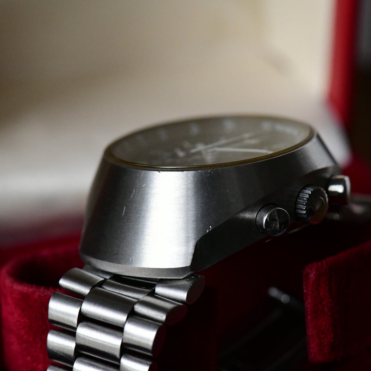 Omega Speedmaster Mark III Automatic Chronograph Black Dial Watch 1971 - Boxed