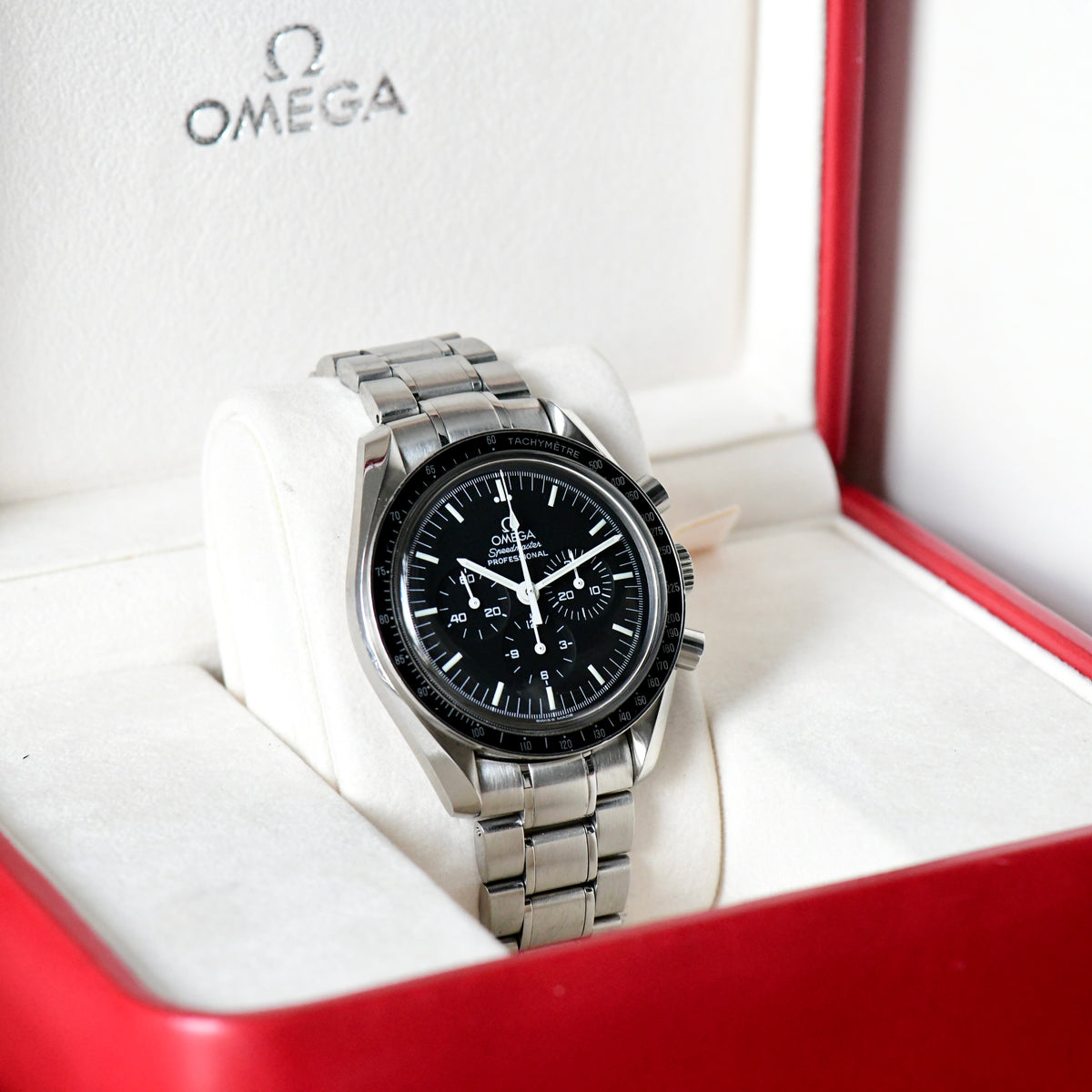 Omega Speedmaster Professional Moonwatch Hesalite Manual Wind 3570.50 Boxed