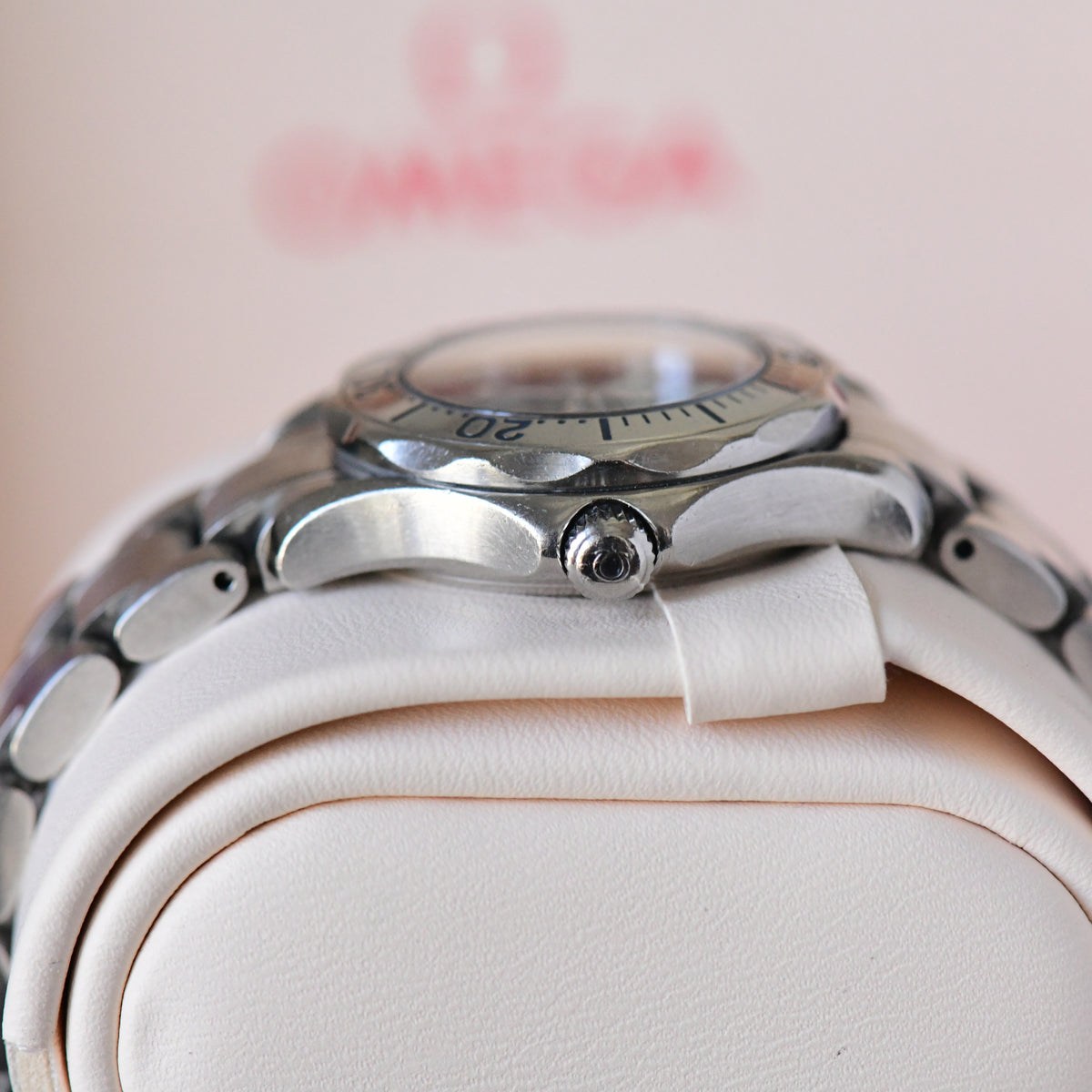 Omega Seamaster 300m Pro 28mm Electric Blue Ladies Watch Quartz 2285.80 - Boxed